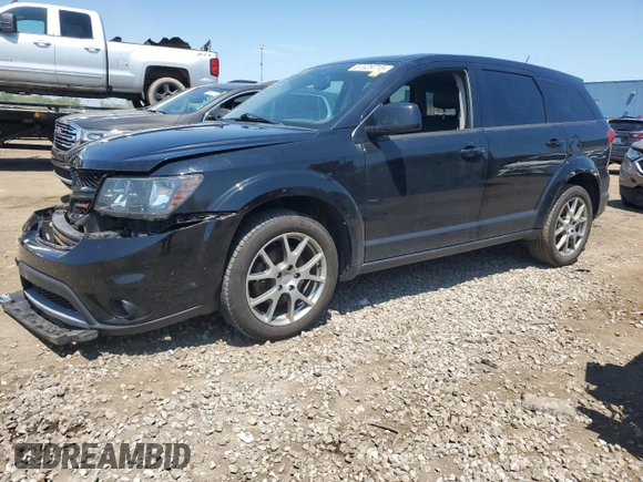 2015 Dodge Journey R/T z VIN 3C4PDDEG5FT740400, wystawiony jako Copart lot #57029715 z przebiegiem 110 192 mil mil oraz Czysty tytuł • Clean title. Historia ofert i sprzedaży dostępna na DreamBid. Obrazek 1.