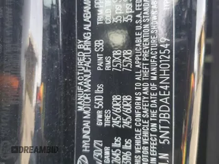 2022 Hyundai Santa Cruz SEL with VIN 5NTJBDAE4NH012549, listed as a Copart auction lot 49918155 with 36,004 mi miles and Salvage Title. Bid and sale history available at carsss.com. Image 14.