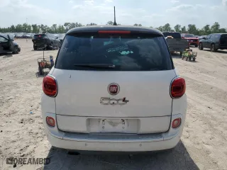 2014 FIAT 500L Lounge with VIN ZFBCFACH4EZ022320, listed as a Copart auction lot 66776564 with 123,590 mi miles and Salvage Title. Bid and sale history available at carsss.com. Image 6.