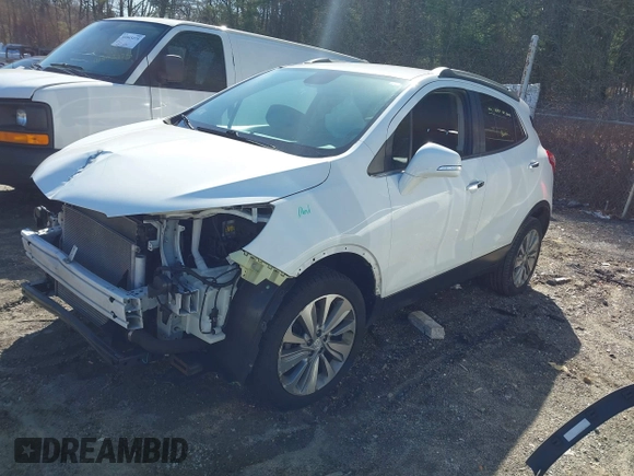 2018 Buick Encore Preferred with VIN KL4CJESB8JB644867, listed as a IAAI auction lot 41743106 with 109,821 mi miles. Bid and sale history available at carsss.com. Image 18.