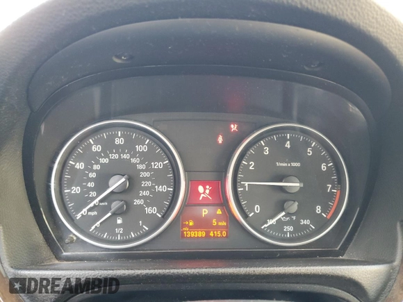 2007 BMW 3 Series 328xi with VIN WBAWC33557PD07501, listed as a Copart auction lot 88300785 with 139,389 mi miles and Salvage Title. Bid and sale history available at DreamBid. Image 9.