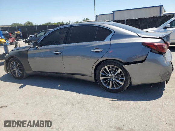 2018 Infiniti Q50 Luxe с VIN JN1EV7AP1JM353078, выставлен на аукционе Copart как лот 53455275 с пробегом 150 790 миль миль и Списание • Salvage title. История ставок и продаж доступна на DreamBid. Изображение 2.