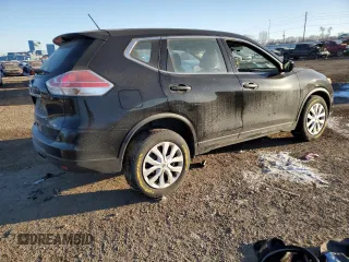2016 Nissan Rogue S with VIN JN8AT2MV7GW133038, listed as a Copart auction lot 46072345 with 74,474 mi miles and Salvage Title. Bid and sale history available at carsss.com. Image 3.
