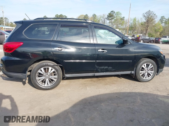 2017 Nissan Pathfinder SV with VIN 5N1DR2MM7HC651986, listed as a IAAI auction lot 42012621 with 379,678 mi miles. Bid and sale history available at carsss.com. Image 13.