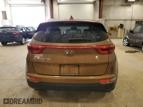 2017 Kia Sportage LX with VIN KNDPM3AC8H7235245, listed as a Copart auction lot 54477635 with 62,804 mi miles and Clean Title. Bid and sale history available at carsss.com. Image 6.