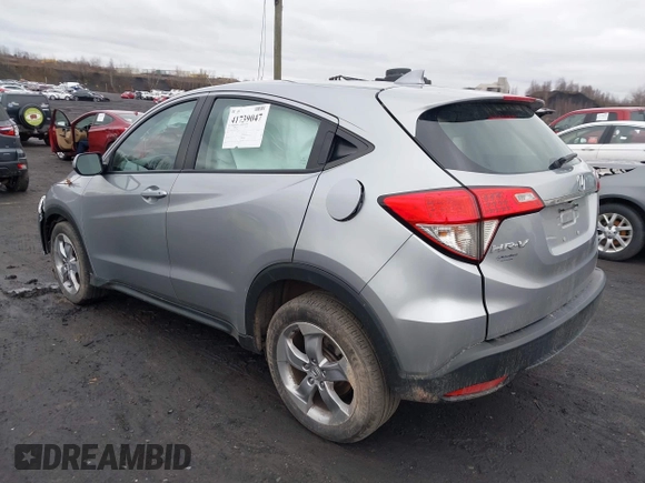 2021 Honda HR-V LX with VIN 3CZRU6H30MM705682, listed as a IAAI auction lot 41739047 with 38,739 mi miles. Bid and sale history available at carsss.com. Image 3.