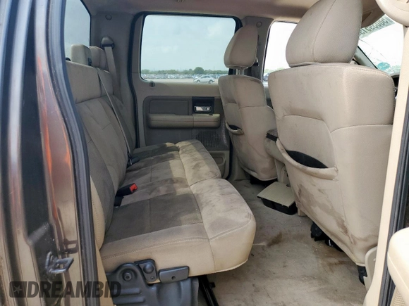 2005 Ford F-150 XLT с VIN 1FTRW12W45KC60877, выставлен на аукционе Copart как лот 58039515 с пробегом Не указан миль и Списание • Salvage title. История ставок и продаж доступна на DreamBid. Изображение 10.