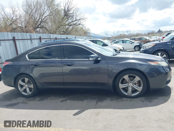 2012 Acura TL Tech Auto with VIN 19UUA9F54CA801889, listed as a IAAI auction lot 41939315 with 186,961 mi miles. Bid and sale history available at carsss.com. Image 13.