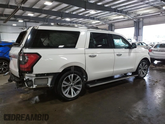 2021 Ford Expedition Max Platinum with VIN 1FMJK1MT0MEA33934, listed as a Copart auction lot 60350603 with 70,327 mi miles and . Bid and sale history available at DreamBid. Image 3.