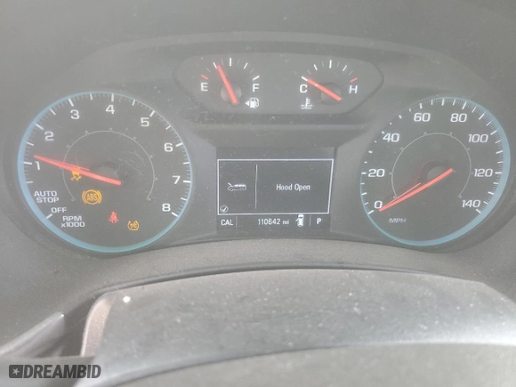2019 Chevrolet Equinox LS with VIN 2GNAXHEV7K6268502, listed as a Copart auction lot 50735465 with 110,642 mi miles and Clean Title. Bid and sale history available at carsss.com. Image 9.