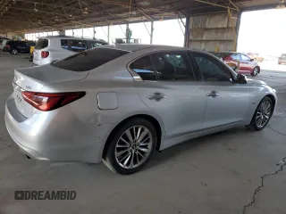 2018 Infiniti Q50 3.0t LUXE with VIN JN1EV7AR5JM441830, listed as a Copart auction lot 54801065 with 126,555 mi miles and Clean Title. Bid and sale history available at carsss.com. Image 3.