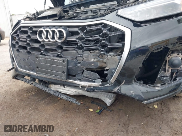 2024 Audi Q5 S line Premium Plus with VIN WA1EAAFY8R2025472, listed as a IAAI auction lot 42371409 with 10,737 mi miles and . Bid and sale history available at DreamBid. Image 6.