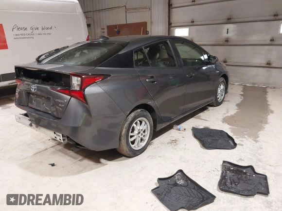 2019 Toyota Prius LE with VIN JTDL9RFUXK3007993, listed as a IAAI auction lot 41934751 with 101,150 mi miles and . Bid and sale history available at DreamBid. Image 4.