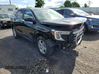 2022 GMC Terrain SLE with VIN 3GKALMEV4NL143734, listed as a Copart auction lot 54038462 with 26,414 mi miles and Salvage Title. Bid and sale history available at carsss.com. Image 1.