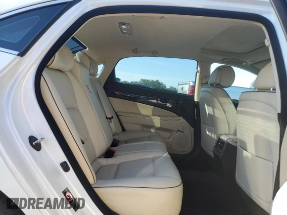 2014 Hyundai Equus Ultimate z VIN KMHGH4JH1EU089558, wystawiony jako Copart lot #66223614 z przebiegiem 102 403 mil mil oraz Szkody całkowita. Historia ofert i sprzedaży dostępna na DreamBid. Obrazek 10.