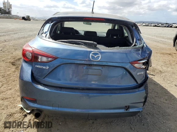 2017 Mazda 3 Sport with VIN 3MZBN1K77HM114108, listed as a Copart auction lot 71810614 with 64,091 mi miles and Salvage Title. Bid and sale history available at carsss.com. Image 6.