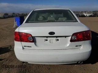 2007 Kia Optima EX with VIN KNAGE124075130358, listed as a Copart auction lot 44270255 with 120,132 mi miles and Salvage Title. Bid and sale history available at carsss.com. Image 6.