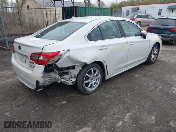 2017 Subaru Legacy Premium with VIN 4S3BNAF62H3018411, listed as a IAAI auction lot 42026594 with 144,834 mi miles. Bid and sale history available at carsss.com. Image 4.