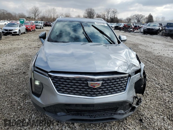 2024 Cadillac XT4 AWD Premium Luxury with VIN 1GYFZDR40RF123637, listed as a Copart auction lot 46852195 with 5,001 mi miles and Salvage title. Bid and sale history available at DreamBid. Image 5.