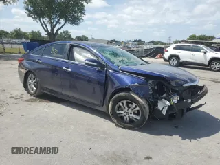2013 Hyundai Sonata Limited with VIN 5NPEC4AC4DH524385, listed as a Copart auction lot 54438805 with 118,484 mi miles and Salvage Title. Bid and sale history available at DreamBid. Image 4.