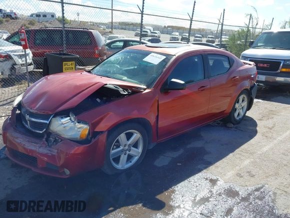 2008 Dodge Avenger SXT with VIN 1B3LC56R98N169618, listed as a IAAI auction lot 40626545 with 153,921 mi miles. Bid and sale history available at carsss.com. Image 17.