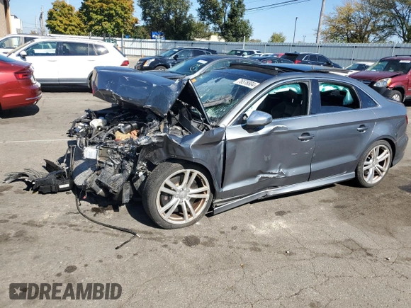 2015 Audi S3 2.0T Premium Plus with VIN WAUBFGFF7F1091957, listed as a Copart auction lot 76576804 with 0 mi miles and Salvage Title. Bid and sale history available at carsss.com. Image 5.