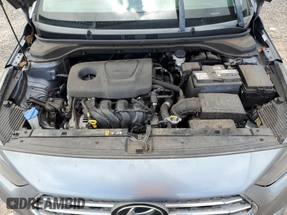 2018 Hyundai Accent Limited z VIN 3KPC34A30JE031634, wystawiony jako Copart lot #57531905 z przebiegiem 68 626 mil mil oraz Szkoda całkowita • Salvage title. Historia ofert i sprzedaży dostępna na DreamBid. Obrazek 11.