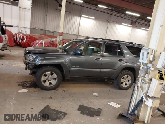 2005 Toyota 4Runner SR5 with VIN JTEBT14R158023791, listed as a IAAI auction lot 42011427 with 142,289 mi miles and . Bid and sale history available at DreamBid. Image 15.