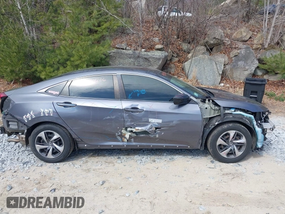 2020 Honda Civic LX with VIN 2HGFC2F6XLH509250, listed as a IAAI auction lot 41904206 with 52,583 mi miles and . Bid and sale history available at DreamBid. Image 14.