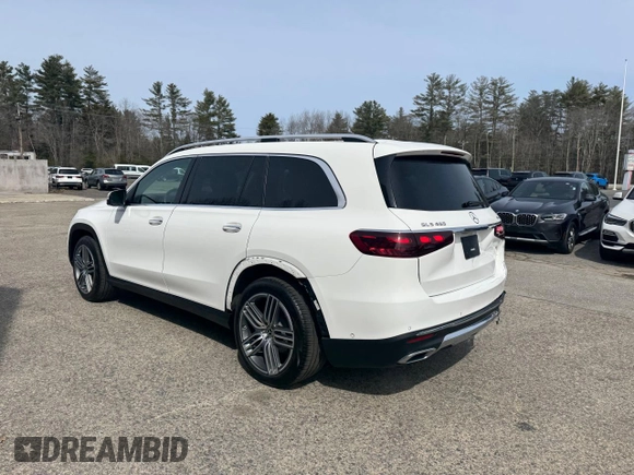 2024 Mercedes-Benz GLS 450 with VIN 4JGFF5KE4RB041758, listed as a Copart auction lot 51843395 with 48,245 mi miles and Clean title. Bid and sale history available at DreamBid. Image 3.