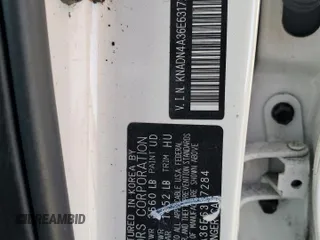 2014 Kia Rio EX with VIN KNADN4A36E6317284, listed as a Copart auction lot 44206814 with 125,145 mi miles and Clean Title. Bid and sale history available at DreamBid. Image 12.
