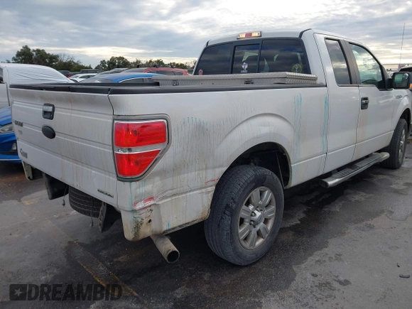 2011 Ford F-150 XL with VIN 1FTFX1CF7BFB42907, listed as a IAAI auction lot 41336158 with 319,430 mi miles. Bid and sale history available at carsss.com. Image 4.