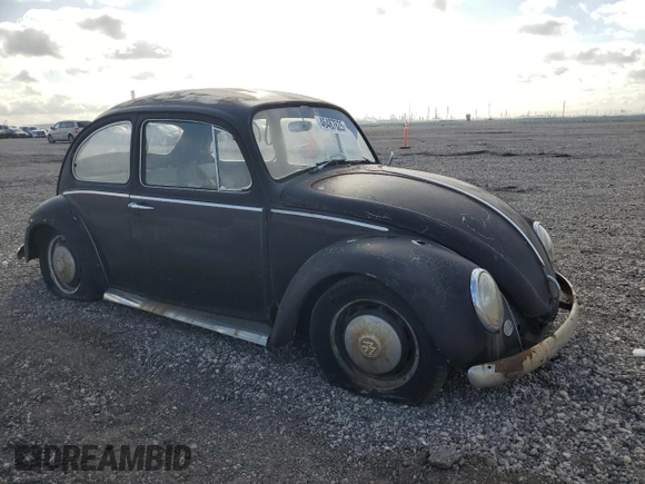1966 Volkswagen Beetle with VIN 116069716, listed as a Copart auction lot 46487625 with 88,284 mi miles and Clean Title. Bid and sale history available at DreamBid. Image 4.