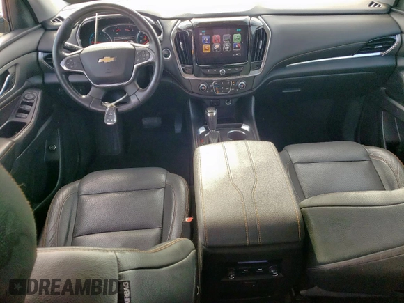 2018 Chevrolet Traverse LT Cloth with VIN 1GNERGKW3JJ247716, listed as a Copart auction lot 63163345 with 90,722 mi miles and Salvage title. Bid and sale history available at DreamBid. Image 8.