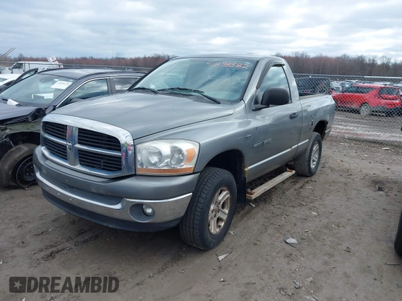 2006 Dodge 1500 SLT with VIN 1D7HU16286J140554, listed as a IAAI auction lot 41838582 with 132,166 mi miles and . Bid and sale history available at DreamBid. Image 2.