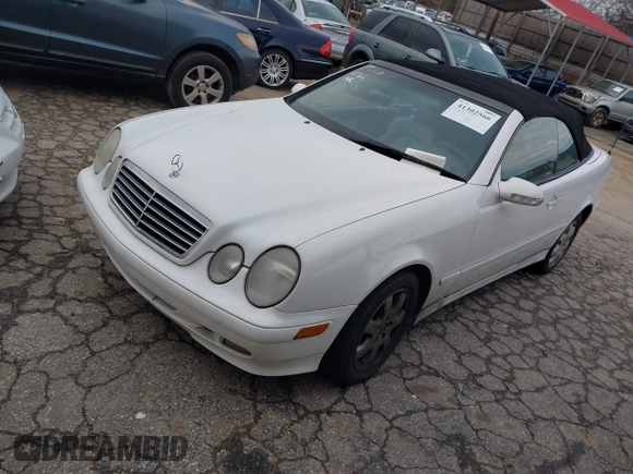 2001 Mercedes-Benz CLK 320/430 with VIN WDBLK65G71T058136, listed as a IAAI auction lot 41302566 with 82,858 mi miles and . Bid and sale history available at DreamBid. Image 2.