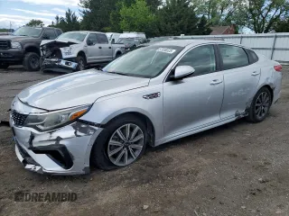 2019 Kia Optima LX with VIN 5XXGT4L34KG362398, listed as a Copart auction lot 57836525 with 40,578 mi miles and Salvage title. Bid and sale history available at DreamBid. Image 1.