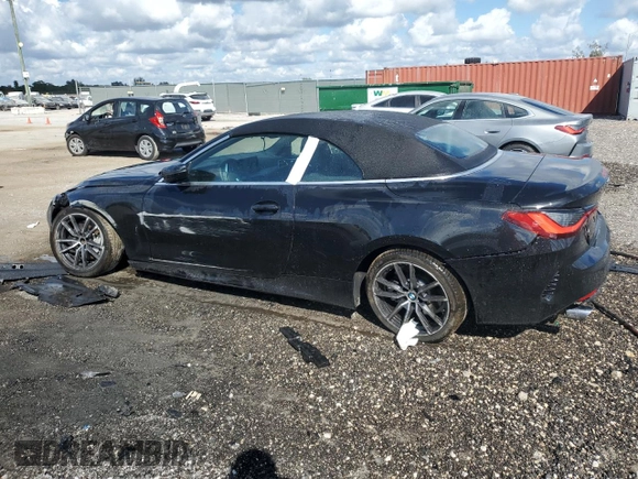 2025 BMW 4 Series 430i with VIN WBA33DB02SCT34117, listed as a Copart auction lot 44116355 with 7,687 mi miles and Clean Title. Bid and sale history available at carsss.com. Image 2.