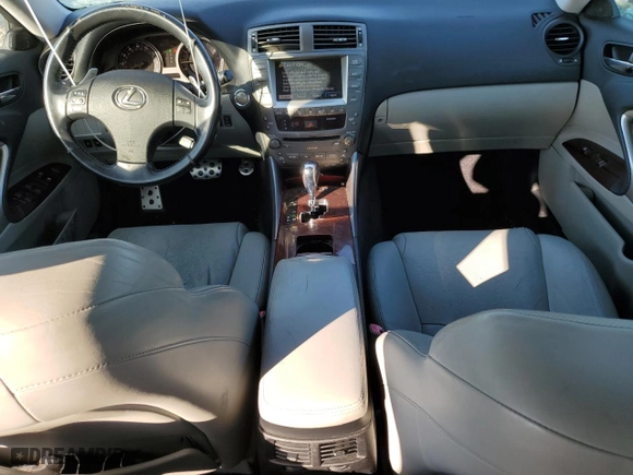 2007 Lexus IS 250 with VIN JTHBK262472055345, listed as a Copart auction lot 77381184 with NaN miles and Salvage Title. Bid and sale history available at carsss.com. Image 8.