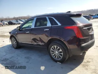 2017 Cadillac XT5 Luxury FWD with VIN 1GYKNBRS0HZ219259, listed as a Copart auction lot 47556415 with 50,946 mi miles and Salvage Title. Bid and sale history available at carsss.com. Image 2.