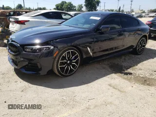 2023 BMW 8 Series 840i with VIN WBAGV4C09PCL74759, listed as a Copart auction lot 68104644 with 5,753 mi miles and Salvage Title. Bid and sale history available at carsss.com. Image 1.