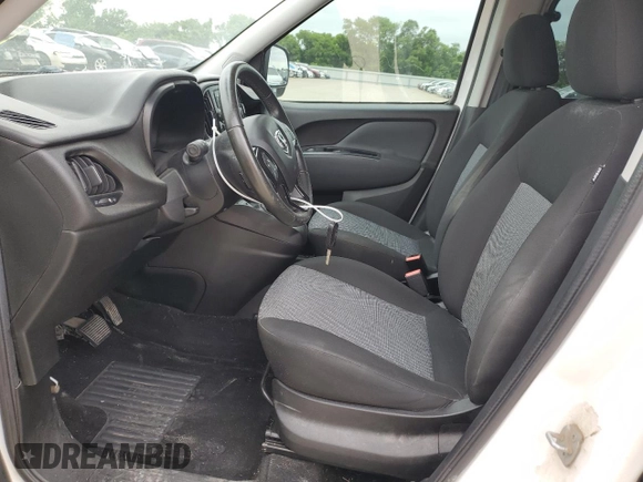 2017 Ram ProMaster City Cargo Tradesman with VIN ZFBERFAB2H6E12028, listed as a Copart auction lot 50894335 with 93,474 mi miles and Salvage Title. Bid and sale history available at carsss.com. Image 7.