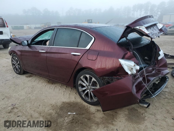 2015 Honda Accord Sport with VIN 1HGCR2F58FA262144, listed as a Copart auction lot 78397764 with 154,293 mi miles and Salvage Title. Bid and sale history available at DreamBid. Image 2.