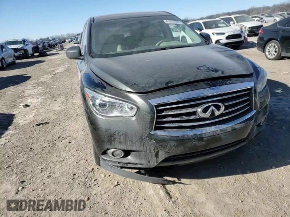 2013 Infiniti JX35 with VIN 5N1AL0MM4DC320804, listed as a Copart auction lot 41757285 with 140,551 mi miles and Salvage Title. Bid and sale history available at carsss.com. Image 12.
