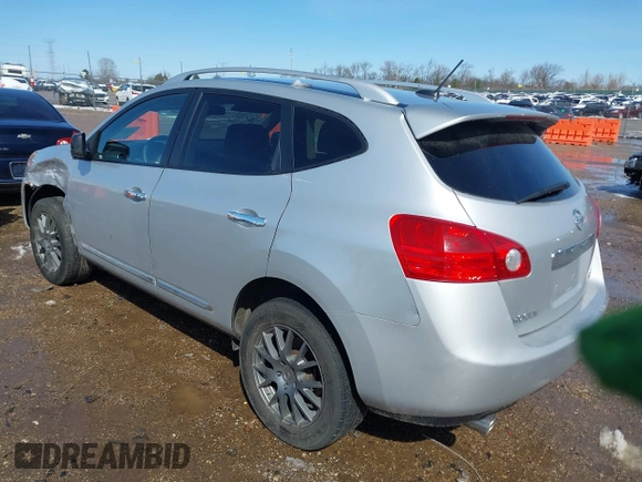 2013 Nissan Rogue SL with VIN JN8AS5MV2DW140575, listed as a IAAI auction lot 41848141 with 98,909 mi miles and . Bid and sale history available at DreamBid. Image 3.