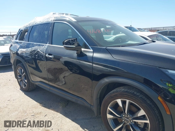 2023 Infiniti QX60 Luxe with VIN 5N1DL1FS9PC364963, listed as a IAAI auction lot 41681710 with 11,751 mi miles and . Bid and sale history available at DreamBid. Image 13.