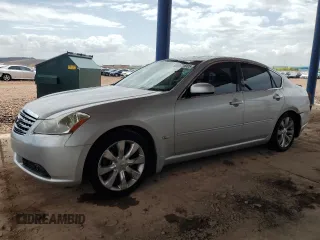 2006 Infiniti M Sport z VIN JNKAY01E36M107454, wystawiony jako Copart lot #55515005 z przebiegiem 163 979 mil mil oraz Szkoda całkowita • Salvage title. Historia ofert i sprzedaży dostępna na DreamBid. Obrazek 1.