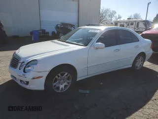 2007 Mercedes-Benz E-Class 3.0L with VIN WDBUF22X87B091246, listed as a Copart auction lot 46310615 with 142,460 mi miles and Salvage Title. Bid and sale history available at carsss.com. Image 1.