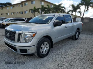 2018 Nissan Titan SV with VIN 1N6AA1E60JN534685, listed as a Copart auction lot 44864485 with 58,023 mi miles and Non Repairable. Bid and sale history available at carsss.com. Image 1.