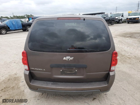 2008 Chevrolet Uplander LS with VIN 1GNDV23168D130119, listed as a Copart auction lot 47451695 with 200,655 mi miles and Salvage Title. Bid and sale history available at carsss.com. Image 6.